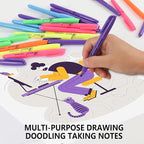 Buecs Highlighters Bulk Pack, 108 Count, Assorted Colors, Chisel Tip, suitable for Adults Highlighting Planner Notes, Office School Supplies