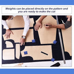 6 Pieces Pattern Weights Fabric Sewing Weight Dressmaking Cloth Cutting Weight for Sewing Accessories Canvas Filled Steel Ball Samples Paperweight for Writing Drawing