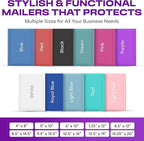 Purple Large Poly Bubble Mailers 12x15 inch | Self Seal Padded Envelopes Cushioned Bubble Mailer | Usable Size 12x15 | WaterProof | Lightweight mailing Shipping Bags | 50 Pack Bulk