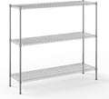 Regal Altair 18" Deep x 60" Wide x 54" Height Wire Shelving Kit | 3-Tier | NSF Commercial Storage Rack Unit
