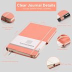 AHGXG Graph Paper Notebook 2 Pack - A5 Grid Paper Notebook/Journal Hardcover with 384 Pages, 120gsm Thick Graph Paper, Grid Paper for Math & Science Students 5.75'' × 8.38''