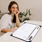 Large Desk Calendar 2026, Calendar with Desk Protecting Pad, 2026 Desk Calendar Large 22x17, Runs From January 2026 to June 2027, 18 Months, Big Desktop Calendar for Family Classroom and Office