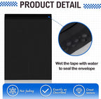 Motipuns 50 Pcs 14'' x 18'' Extra Large Mailing Envelopes 32lb with Gummed Flaps, Catalog Jumbo Craft Envelopes for Mailing, Storage and Organizing Documents Office Supplies(Black)