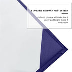 Diploma Cover 8.5” x11” Diploma Holder of Graduation Leatherette Padded Certificate（Tent Style),20-Pack