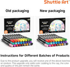 Shuttle Art Dual Tip Brush Marker Pens, 25 Colors Water-based Ink, Fine and Brush Tip Marker Set with 1 Coloring Book for Kids Adult Artist Calligraphy Hand Lettering Journal Doodling Writing