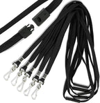Ollain 25 Pack Breakaway Lanyard with J-Hook Bulk Flat Lanyards for Name tag ID Badges