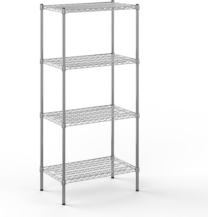 Regal Altair 18" Deep x 30" Wide x 64" Height Wire Shelving Kit | 4-Tier | NSF Commercial Storage Rack Unit