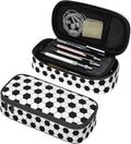 Soccer Texture Pencil Case Big Capacity Storage Pencil Pouch Stationery Bags With Zipper Portable Pen Holder Box Organizer For Boys Girls Teens Student College School Office Supplies