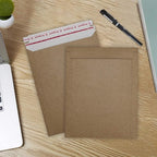 Xxcxpark 25 Pack Brown Kraft Rigid Mailers, 6.25 x 8.25 inches Self Seal Photo Document Mailers Premium Cardboard Keep Flat Envelopes for Photos, Pictures, Papers, Files, CD