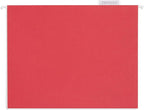 25 Blue Summit Supplies Red Hanging File Folders Letter Size – Durable 11pt Paper, Plastic Tabs and Inserts Included, Fits Standard Filing Cabinets and Desktop Organizers