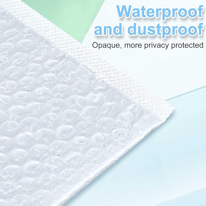 Ireer 10 Pack Extra Large 14 x 19" Bubble Mailers Poly Padded Envelopes Cushioned Mailing Envelopes Bubble Padded Mailers Self Adhesive Waterproof Shipping Bags for Business Christmas Gift Packaging