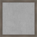 Amanti Art Grey Framed Magnetic Board 22x22 Medium Vision Board for use with Magnets, 100% Metal Sheet to Display Items as Office Decor or for Home Organization in mudroom, Kitchen or Kids Room
