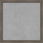 Amanti Art Grey Framed Magnetic Board 22x22 Medium Vision Board for use with Magnets, 100% Metal Sheet to Display Items as Office Decor or for Home Organization in mudroom, Kitchen or Kids Room
