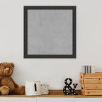 Amanti Art Black Framed Magnetic Board 18x18 Small Vision Board for use with Magnets, 100% Metal Sheet to Display Items as Office Decor or for Home Organization in mudroom, Kitchen or Kids Room