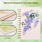 2-Packs 5"x7.5"Spiral Watercolor Paper Pad - 30 Sheets 140lb/300g Acid-Free Artist Paper | Tear-Line Perforated Pages for Framing & Mixed Media |Watercolor, Art Journaling (Adults,Beginners, Travel)