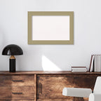 Amanti Art White Cork Board for Wall, 20x28 Vision Board with Gold Frame, Medium Corkboard Office Decor for Home Organization, Casual Corkboard Pinboard to Display Items for Home Organization in