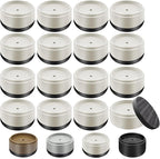 Furniture Risers Bed Risers Heavy Duty 1 inch, 2 inch, 3 inch, 4 inch Round Adjustable Bed Lifts Riser for Desk Legs Table Couch Sofa Chair Refrigerator Washing Machine (1 Inch, White, 16 Pack )