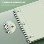 Engineering Computation Pad, 6 Pack Engineering Paper 8.5 x 11, 5x5 Quad Ruled, Top Glue Binding Engineering Notebook 8.5 x 11, 3-Hole Punched Grid Paper, Graph Paper Notebook 100 Sheets Per Pad
