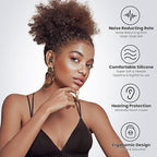 LOETRUY 2 Pairs of Ear Plugs for Sleeping,Reusable Hearing Protection Earplugs with 8 Pairs Ear Tips & One Connector Cord,Soft Ear Plugs for Noise Reduction,Concert,Musician & Work - 25dB-30dB