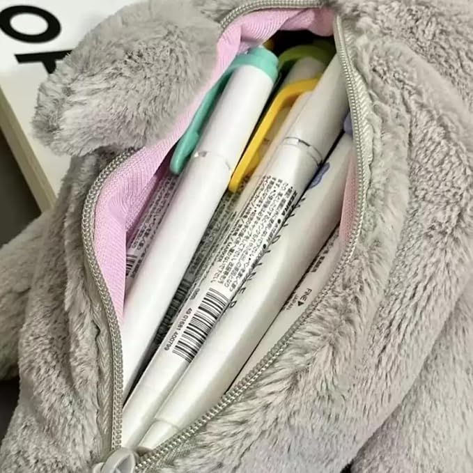 XZR Cute Pen Bag Case Box Stocking Stuffers Cute Creative Animal Cartoon Large Capacity Shark Bird Zipper Organizer Storage Bag Box Nice Gift (Platypus)