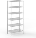 Regal Altair 24" Deep x 42" Wide x 96" Height Wire Shelving Kit | 6-Tier | NSF Commercial Storage Rack Unit