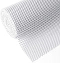 Drawer Shelf and Cabinet Liner, Thick Strong Grip, Non-Adhesive Liners Protect Kitchen Cabinets and Cupboard, Bathroom Drawers, Easy Install, Breathable Mat, 20 Inches x 20 Feet, White