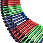 Online Best Service Utility Knife Box Cutter Retractable Blade Snap off Razor Knife with Safety lock 5" Wholesale lot (24 Pack)