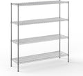 Regal Altair 18" Deep x 60" Wide x 64" Height Wire Shelving Kit | 4-Tier | NSF Commercial Storage Rack Unit