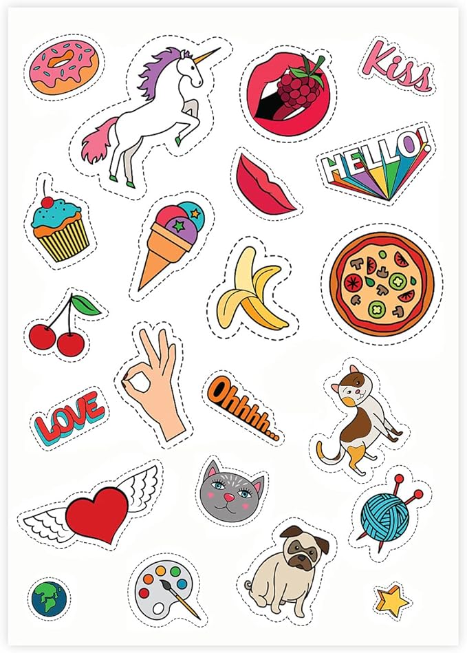 8.5" x 11" Full Sheet Label Sticker Paper for Laser & Inkjet Printers[500 Sheets,500 Labels]
