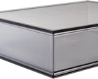 STORi STAX Plastic Stackable Organizer Drawer in Grey | 12.5-inches Wide | Organize Office Desk Accessories and Sort Letter-Size Paper | Made in USA