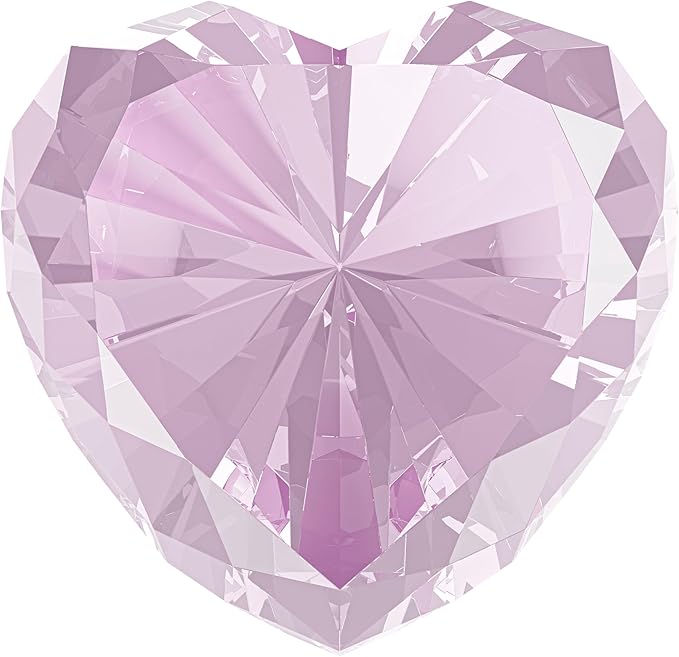 Pink Crystal Diamonds Paper Weights with Gift Box, 80mm Hot Pink Heart Shape Real Crystal Diamond Glass Gems Paperweight, Big Diamonds Birthday Anniversary for Women Her Valentine's Day Gifts
