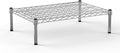Regal Altair 21''W x 30''L x 8''H Chrome Plated Wire Dunnage Rack | Off The Floor Storage