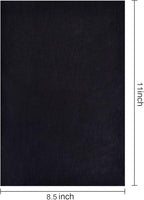 Hotop 100 Sheets Carbon Transfer Paper, Black Tracing Paper for Wood, Paper, Canvas and Other Art Surfaces (8.5 x 11 Inch)