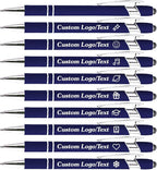 CRME Ballpoint Pen 2-in-1 Stylus Bulk Custom Pens Personalized Engraved Metal Pens with Name Text Logo for Back to School,Home,Teacher,Customizable Engraving Pen Gift Coworkers Office Supplies