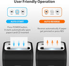 VidaTeco Paper Shredder for Home Office14-Sheet 60-Mins Micro Cut Shredder with US Patented Blade,Shred Card/CD/Clip/Staple,for Home Use Heavy Duty,AUTO Jam Proof,5.3-Gallon Pullout Bin(ETL)