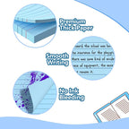 Ciphyfee Index Cards 3x5 Inch With Ring, 300 Count, Ruled Blue Index Card, 180GSM Flash Cards College Ruled for Students, Teachers, Study Note Card for Office, Home, School, Office