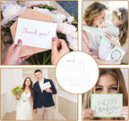 Silunkia 100 Packs Blank White Note Cards and Envelopes 4 x 6 Heavyweight Single Panel Cardstock and A4 Envelopes Printable Self Seal for Greeting Cards, Wedding Invitations, Baby Showers