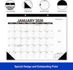 COMIX 2026 Large Desk Calendar -12 Months 22" x 17" Wall Calendar from Jan 2026 to Dec 2026, Large Monthly Planner with Holiday for Home, School, or Office Organization