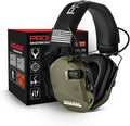 PROHEAR 022 Electronic Ear Protection for Shooting & Hunting - 29dB SNR Noise Reduction, 5X Sound Amplification, 4 Omnidirectional Microphones, HD Speakers - Gun Range Hearing Protection Muffs,Green