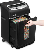 VidaTeco Paper Shredder for Home Office Heavy Duty with 60 Mins Running with US Patented Cutter,Shred CD/Card with Extra Large Bin,AUTO Jam Proof(ETL) (18-Sheet Micro Cut)
