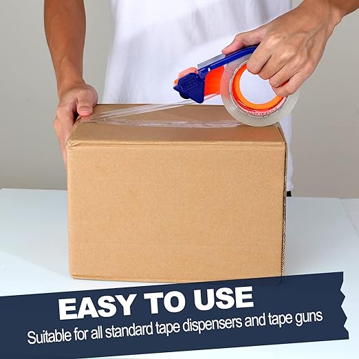 PANDRI Packing Tape, 36 Rolls Heavy Duty Clear Packaging Tape for Shipping Packaging Moving Sealing, 2 inches Wide, 65 Yards Per Roll, Total 2340 Yards