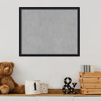 Amanti Art Black Framed Magnetic Board 17x21 Small Vision Board for use with Magnets, 100% Metal Sheet to Display Items as Office Decor or for Home Organization in mudroom, Kitchen or Kids Room