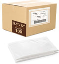 9.5x12 Shipping Label Sleeves 100 Pack Strong Adhesive Back for Secure Package Labelling, Protects Documents with Packing Slip Pouches Packing Sleeves for Mailing and Packaging -WaterProof and Durable