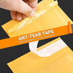 packbabol Kraft bubble mailers 3.5x5 Inch 50 Pack,Self-Sealing Paper Envelopes for Packaging,Strong Adhesion Envelope Mailers, Small Waterproof Cushioned Padded Shipping Bags Yellow #0000