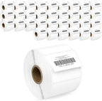 HOUSELABELS 2.25" x 1.25" Address Labels on 1" Core Compatible with Zebra and Rollo Printers, 34 Rolls / 1,000 Labels per Roll