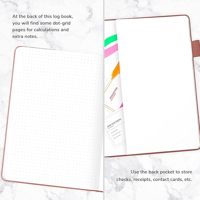 Clever Fox Inventory & Sales Log Book for Small Business – Inventory Ledger Book, Inventory Notebook, Order Tracker Book for Purchases, Sales & Reorders – Undated, Hardcover, A5, Rose Gold