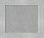 Amanti Art Silver Framed Magnetic Board 27x31 Medium Vision Board for use with Magnets, 100% Metal Sheet to Display Items as Office Decor or for Home Organization in mudroom, Kitchen or Kids Room