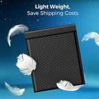Fuxury 500 Pack Black Bubble Mailers 8.5x12" Bubble Envelopes Usable 8.5x11 Inch Strong Adhesion Padded Mailer Thick Padded Envelopes Mailers for Small Business Mailing Books Clothes Makeup Supplies
