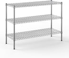 Regal Altair 18" Deep x 48" Wide x 34" Height Wire Shelving Kit | 3-Tier | NSF Commercial Storage Rack Unit
