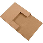 Tape Logic TLM772BFK Easy-Fold Mailers, 7 1/2" x 7 1/2" x 2", Kraft (Pack of 50)